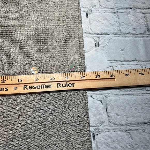 Enigma Italy Vintage Cardigan Wool Blend Metallic Accent Size Large - Picture 5 of 8